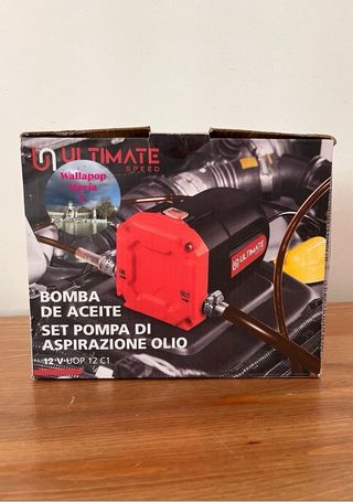 Bomba para cambio de aceite coche