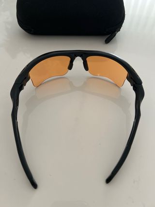 Gafas Oakley Montura Negra Lentes Naranja