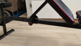 Banco musculación pesas gym Domyos 500 plegable