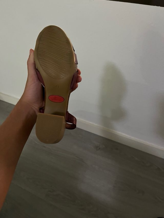 Tacones Yokono Mujer Talla 41 Rojos Nuevos