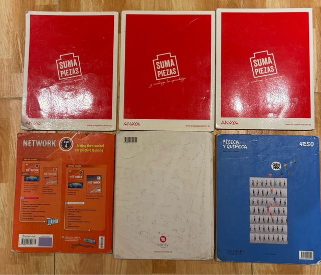 Lote de libros de 4º de la ESO