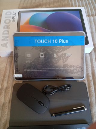 Tablet Android Touch 10 Plus con accesorios