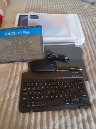 Tablet Android Touch 10 Plus con accesorios