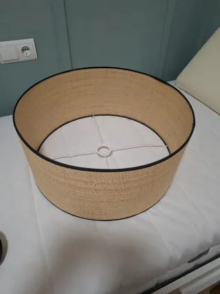 Lámpara techo rafia Kenia 50 cm