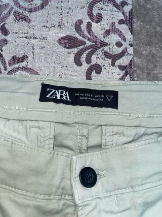 Pantalones Chinos Zara Verdes