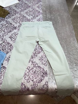 Pantalones Chinos Zara Verdes