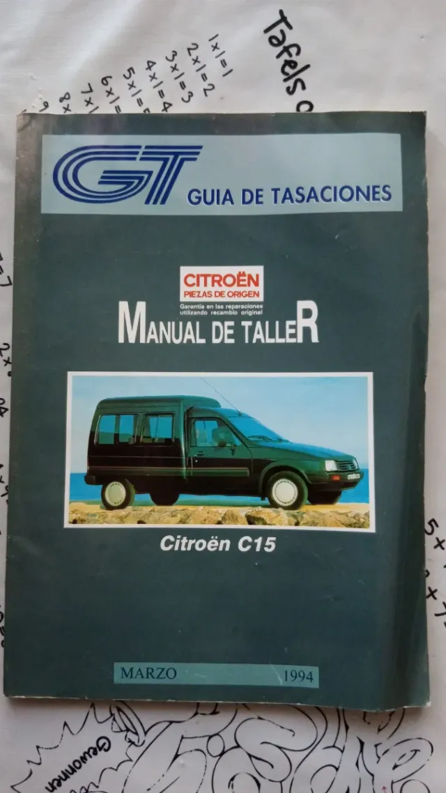 Manual Taller Citroën C15 (Marzo 1994)