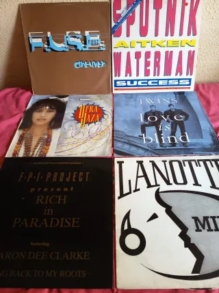 Discos vinilo maxi single disco electrónica dance