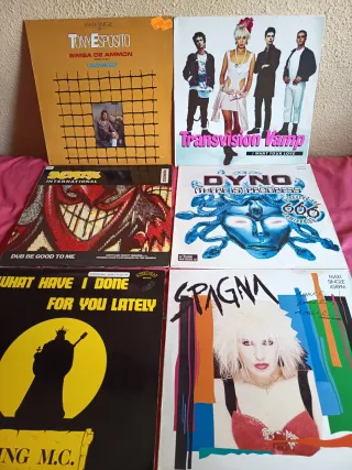 Discos vinilo maxi single disco electrónica dance