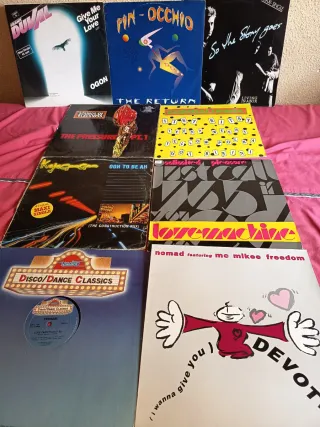 Discos vinilo maxi single disco electrónica dance
