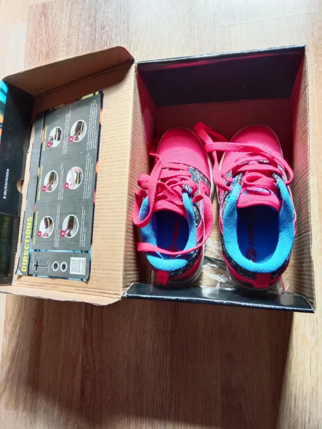 Heelys niña rosas con ruedas