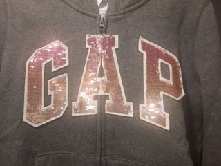 Sudadera GAP niña gris lentejuelas talla 14-16