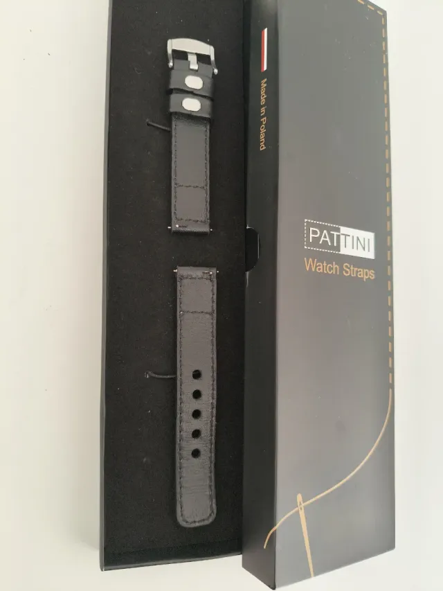 Correa Pattini 18mm Negra