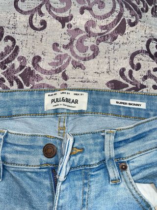 Pantalones Vaqueros Súper Skinny Azules