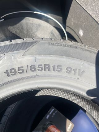 2 Neumáticos 195/65R15 91V marca APTANY