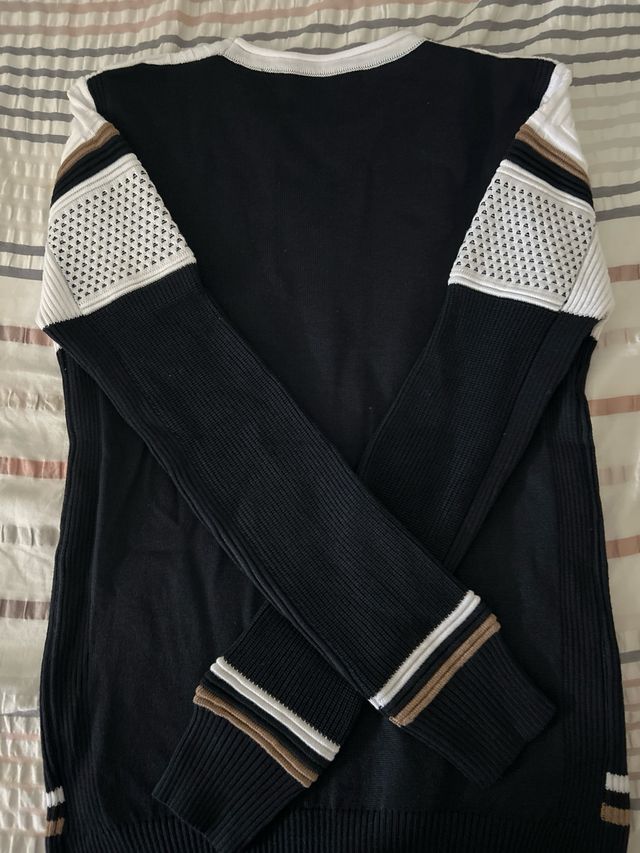 Jersey NEW MENTALITY hombre negro y blanco talla M