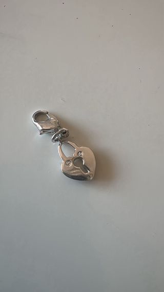 Colgante Corazón Swarovski Rosa y Plata