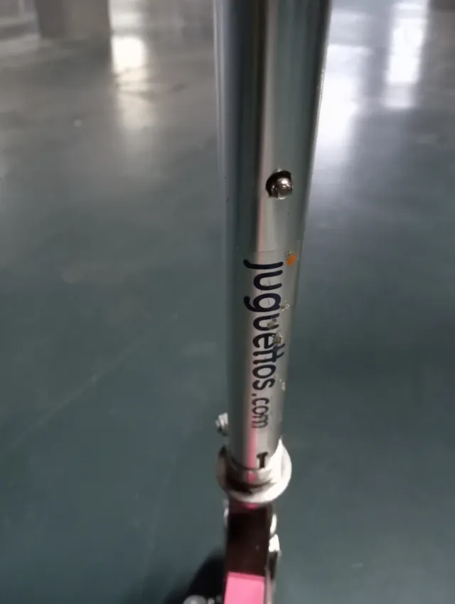 Patinete Aluminio Rosa Juguettos