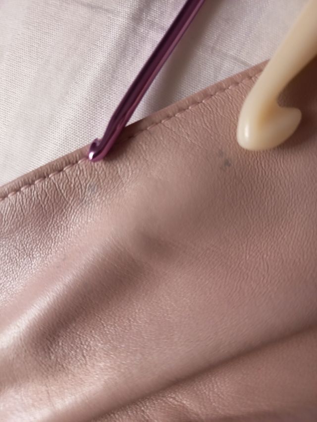 Cazadora Piel Rosa Talla 42