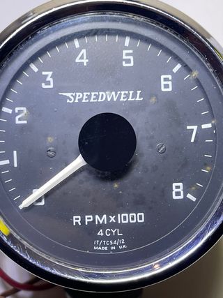 Tacómetro Speedwell Coche Clásico 4 Cilindros