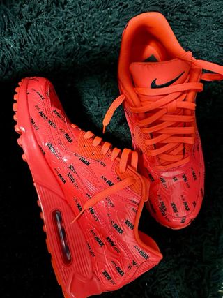 Zapatillas Nike Air Max 90 Estampadas Rojas