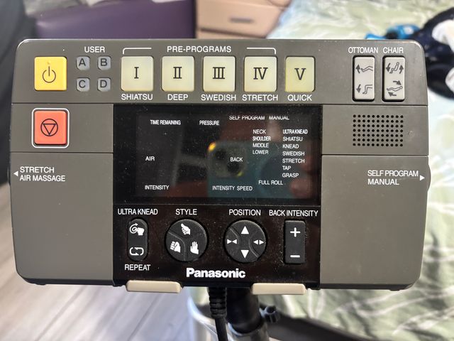 Sillón Masaje Panasonic EP30002 Negro