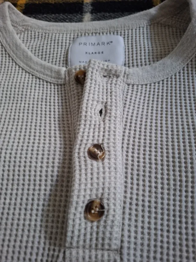 Jersey gris Primark manga larga