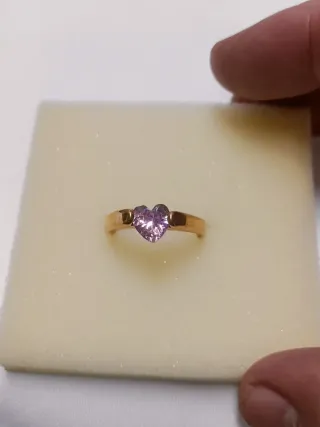 Anillo Corazón Rosa Acero Inoxidable
Bisutería 