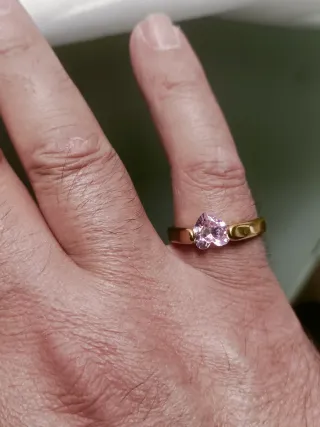 Anillo Corazón Rosa Acero Inoxidable
Bisutería 