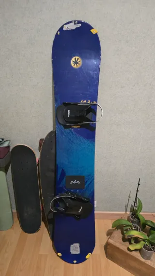 Tabla de Snowboard Azul 