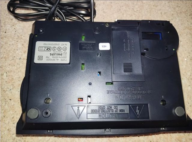 Radio Despertador Phillips FM MW Vintage