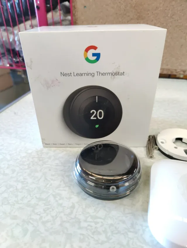 Termostato Google Nest Acero Inoxidable