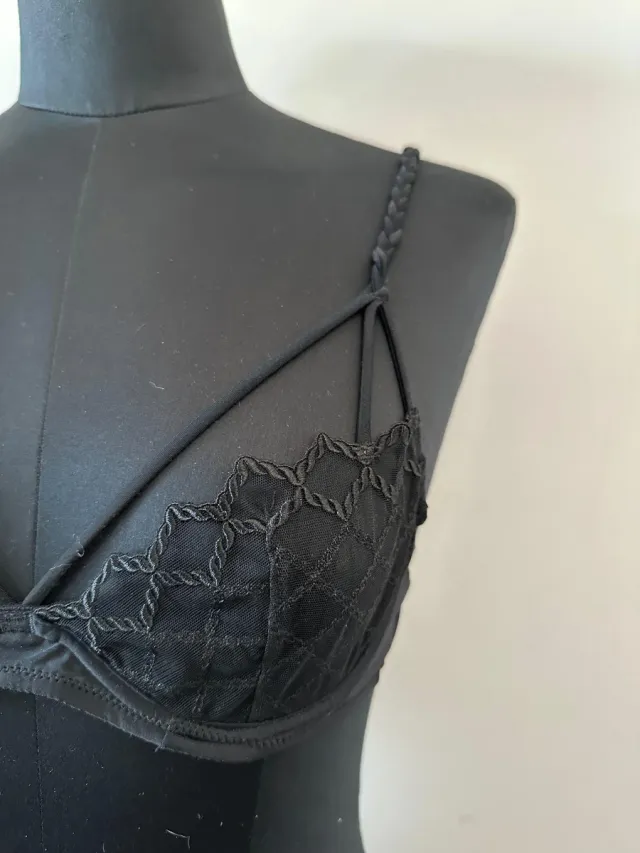 Sujetador Implicite Negro Encaje