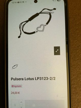 Pulsera Lotus Style Corazón