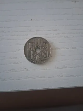 Moneda 50 Céntimos Franco 1963