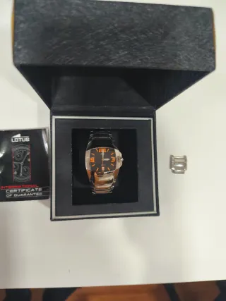 Reloj Lotus Vintage Caja y Papeles Originales