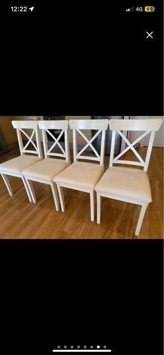 Sillas Ikea Ingolf Asiento Acolchado