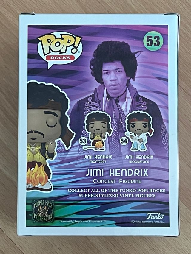 Funko Pop Jimi Hendrix 53 Exclusive