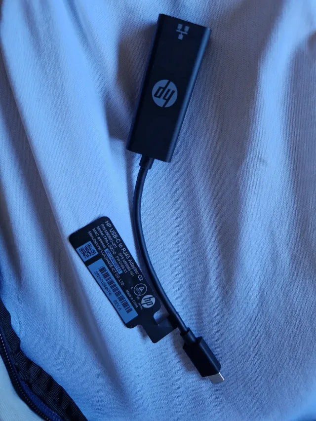 Adaptador HP USB-C a Ethernet RJ45