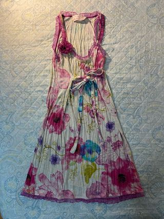 Vestido Veraniego Mujer Flores Talla Única