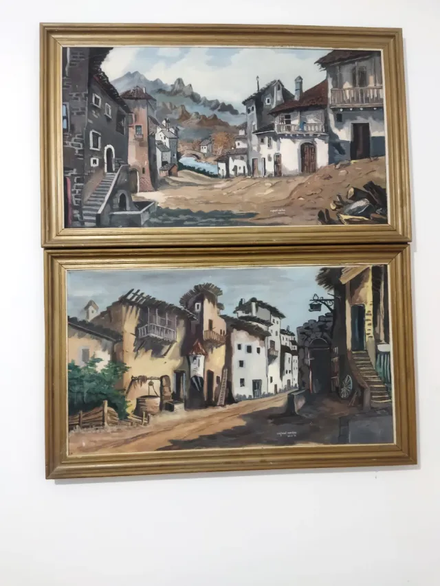 2 Cuadros Lienzo 1971