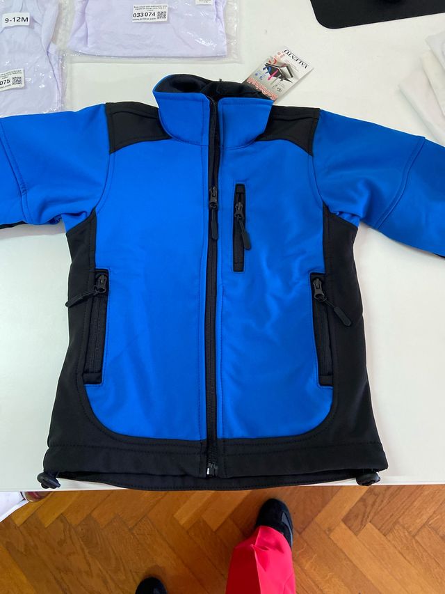 Chaqueta Soft Shell Niño 3 Años Azul/Negro