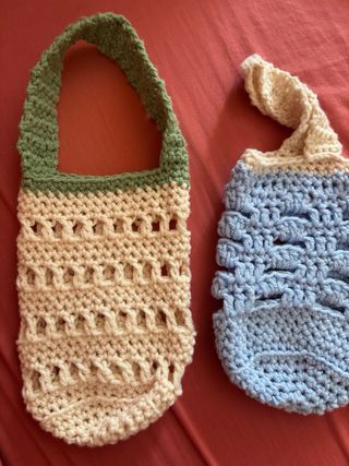 Portaborracce uncinetto fatte a mano