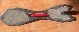 Monopatín Oxelo Waveboard Rojo
