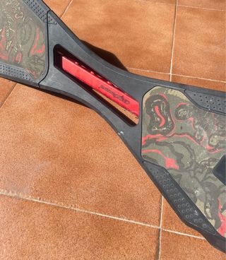 Monopatín Oxelo Waveboard Rojo