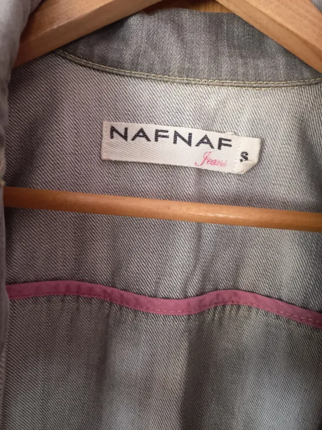Cazadora vaquera NafNaf gris S
