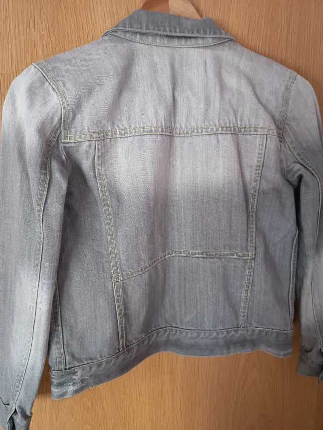 Cazadora vaquera NafNaf gris S