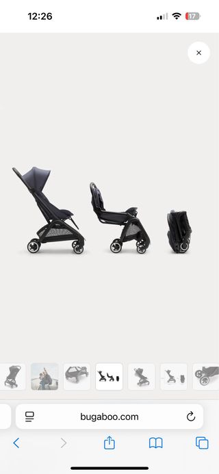 Bugaboo Butterfly Silla de Paseo Negra