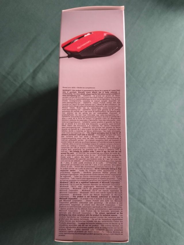 Ratón Gaming Nacon GM-105 Óptico