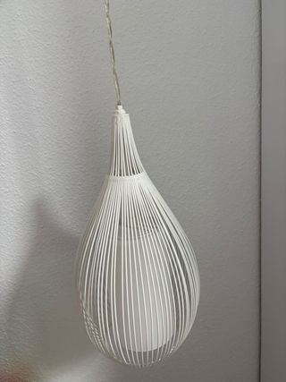 Lámpara de techo colgante blanca